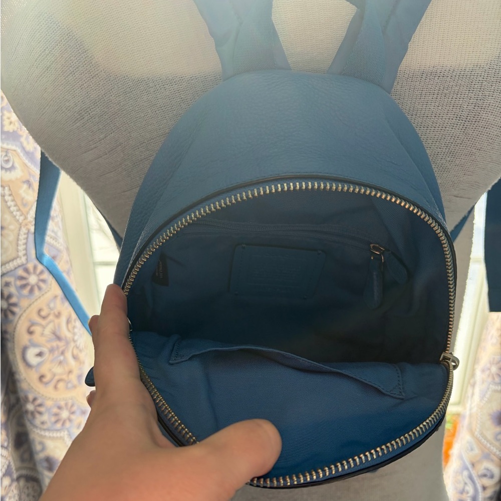 Blue Coach Mini Charlie Backpack F38263 - Picture 8 of 10